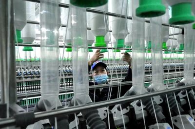 沙灣市各企業(yè)加快生產(chǎn)，紡紗加工行業(yè)全力爭(zhēng)創(chuàng)“開(kāi)門紅”